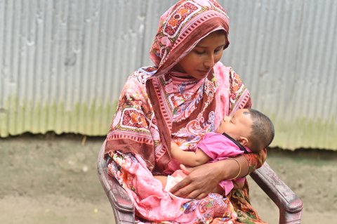 Bangladesch junge Mutter