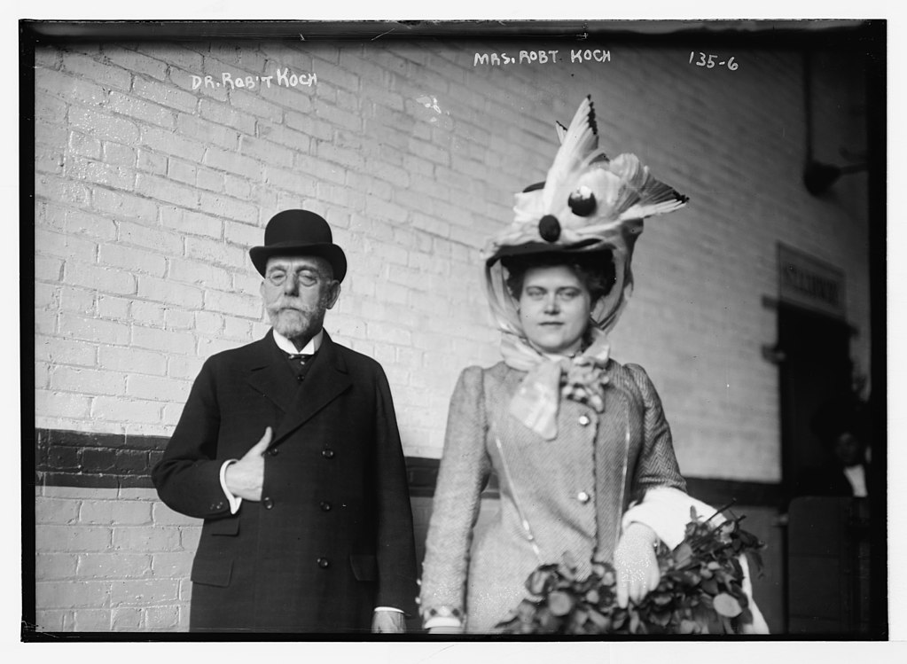 Robert Koch und seine zweite Frau Hedwig.