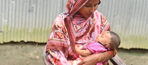 Bangladesch junge Mutter