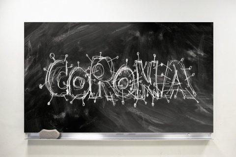 Schultafel Corona