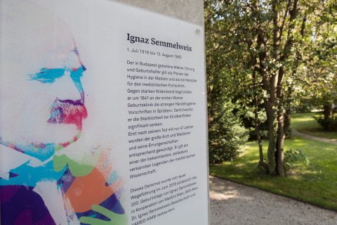 Infotafel Ignaz Semmelweis 