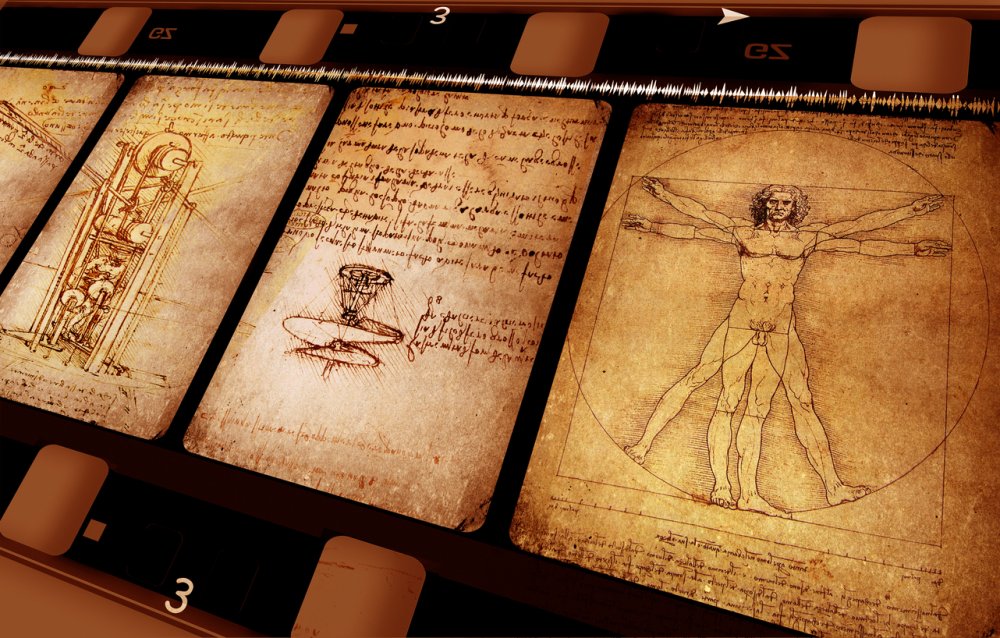 Leonardo daVinci Anatomiezeichnungen